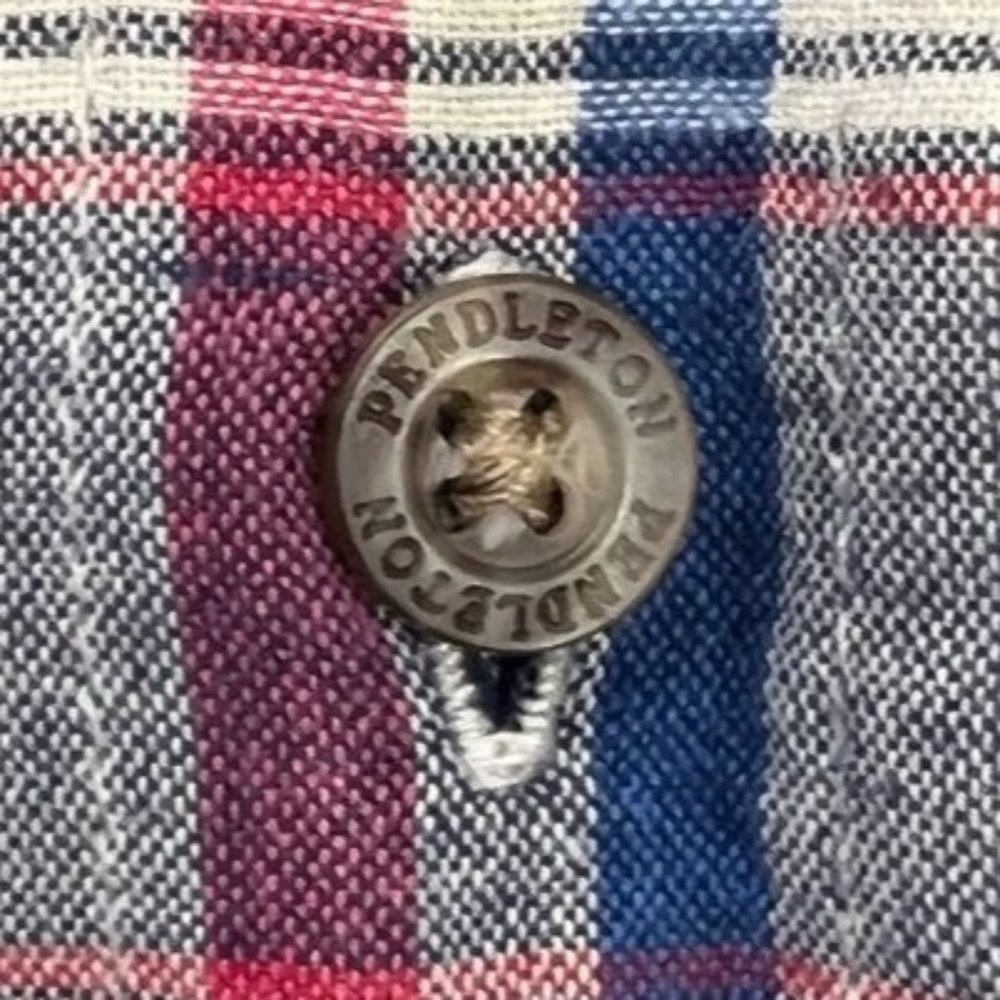 Pendleton Oceanside Plaid Button Up Collar Shirt … - image 5